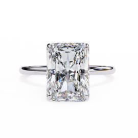 18KT Female Hidden Halo 2.67 Ring