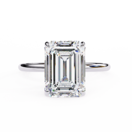 18KT Female Hidden Halo 2.67 Ring