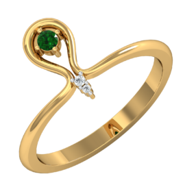 18KT Female Daily Wear 3.1 Ring