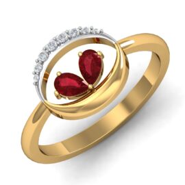 18KT Female Daily Wear 3.5 Ring