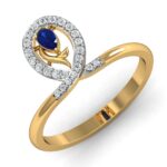 Sapphire Glow Lab-Grown Diamond Ring