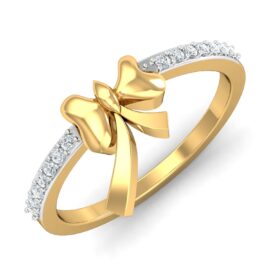 18KT Female Daily Wear Ring