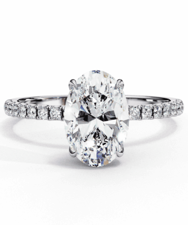 FEMALE HIDDEN HALO RING
