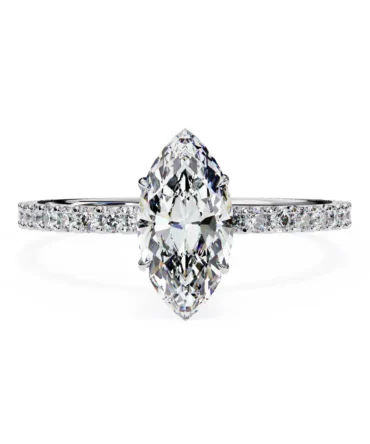 FEMALE HIDDEN HALO RING