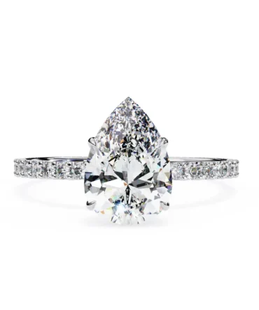 FEMALE HIDDEN HALO RING
