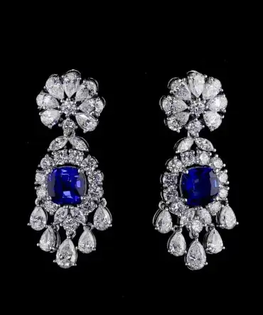 FEMALE HIDDEN HALO EARRING