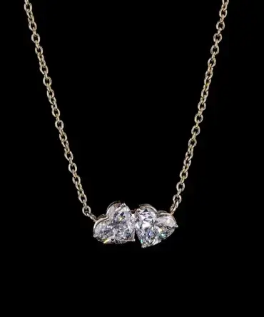 FEMALE TWO STONE PENDENT