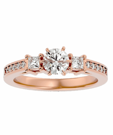 FEMALE THREE STONE RING