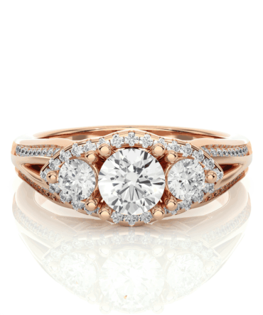FEMALE THREE STONE RING