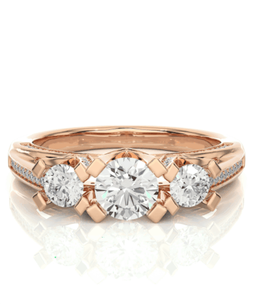 FEMALE THREE STONE RING