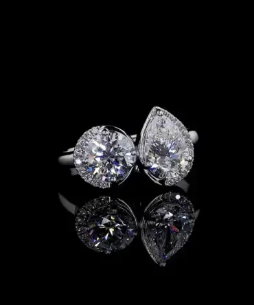 FEMALE TWO STONE RING